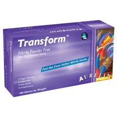 AURELIA TRANSFORM NITRILE GLOVES X-SMALL- Box of 100